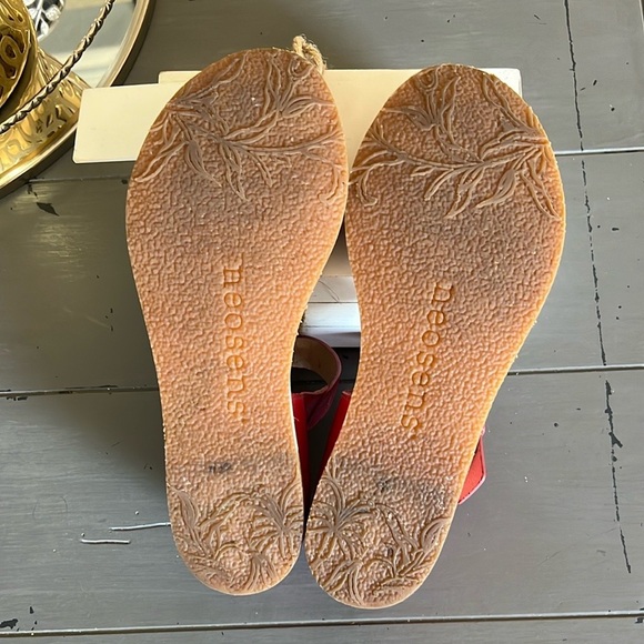 Neosens Women's Red Sandals Size 37 or 6.5 or‎ 7 EU - Picture 3 of 10